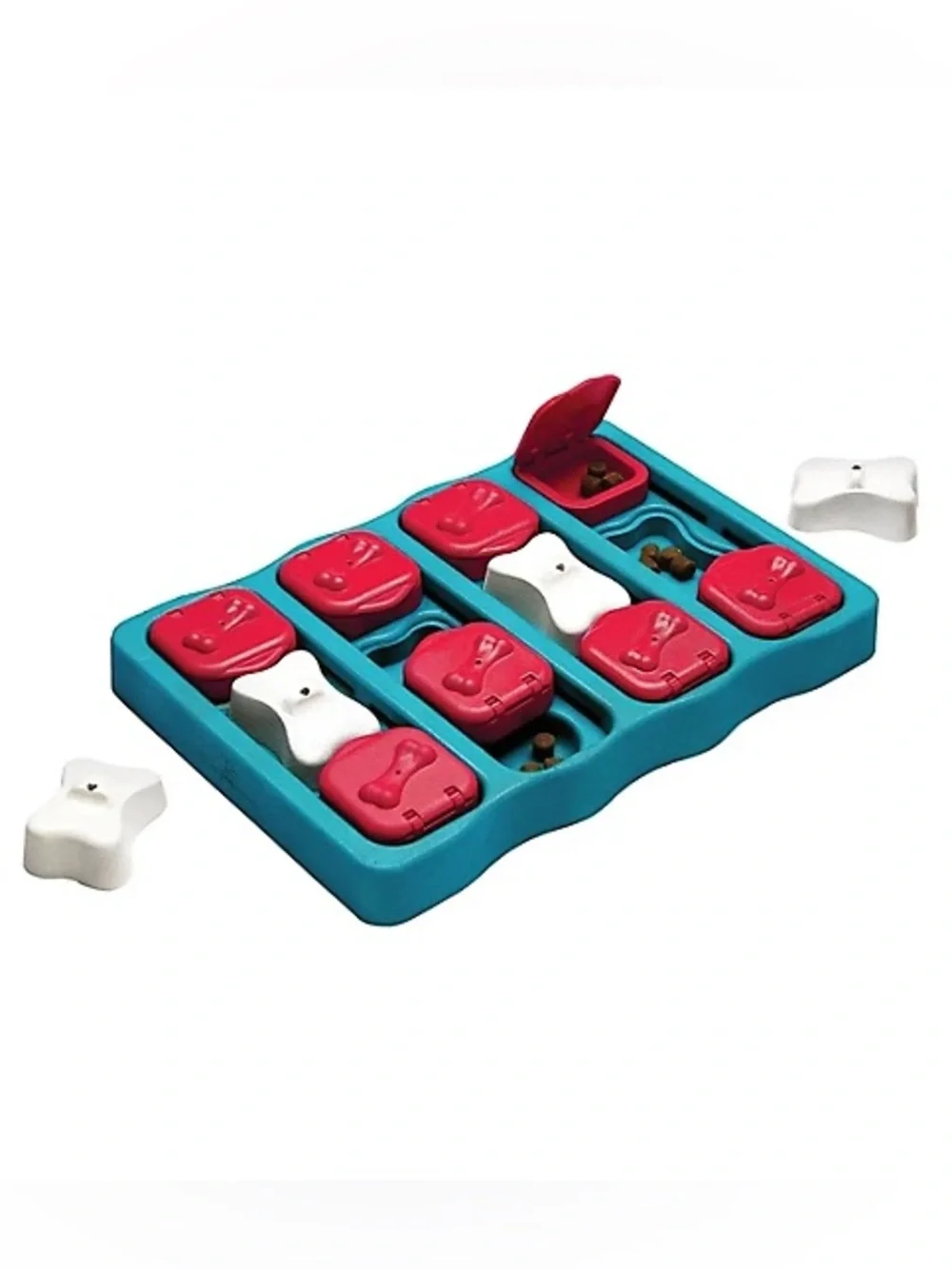 Nina Ottosson Dog Brick Interactive Treat Puzzle Toy Level 2 Puppy Enrichment